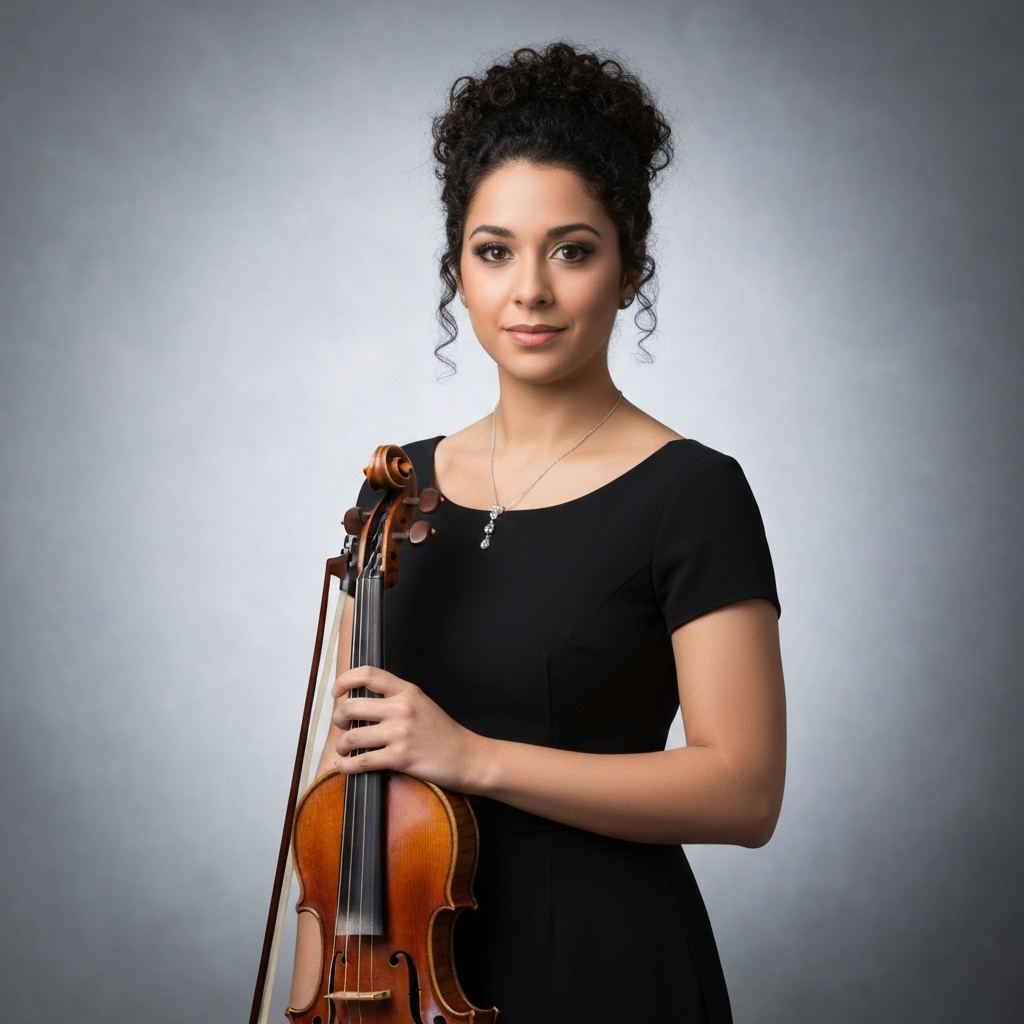 Professional musician portrait